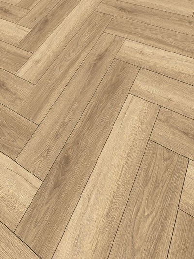 Click-Vinyl World of SPC 3524H San Francisco Oak Herringbone City 1x4 - Der Vinylshop