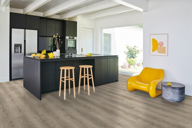 PARADOR Eiche grau geweißt Basic 4.3 Landhausdiele Gebürstete Struktur - Der Vinylshop