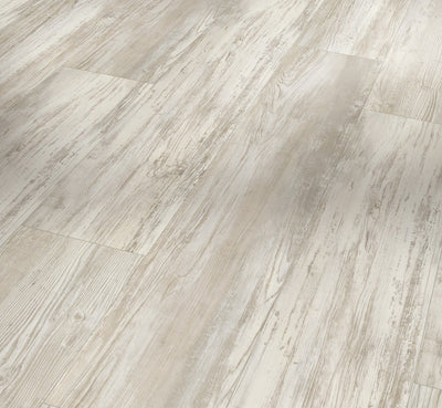 PARADOR Pinie skandinavisch weiß Basic 5.3 Landhausdiele Gebürstete Struktur - Der Vinylshop